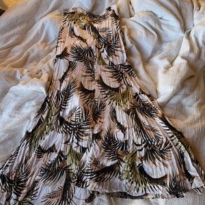 High Waisted Floral Skirt